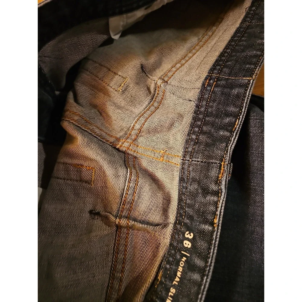 The Normal Brand The Normal Jean Men's Dark Wash Stretch Denim Size 36x28